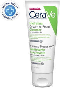 Cerave Hydrating Cream-To-Foam Cleanser For Normal To Dry