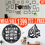 11.11 Sale Buy 1 Get 2 free Wall Clock and Calligraphy