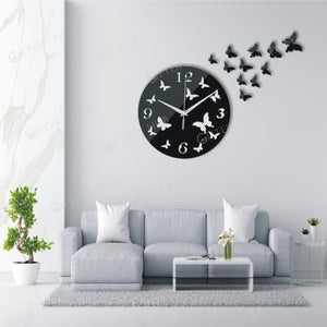 3D Acrylic Europe needle quartz Wall Clock for Home decoration - AC - 139