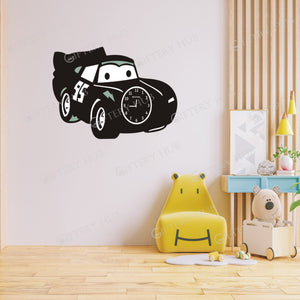 3D Wooden Car Wall Clock for Home Decor - WC-039